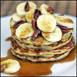 Banana Walnut Pancakes