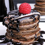 Chocolate Banana Pancakes